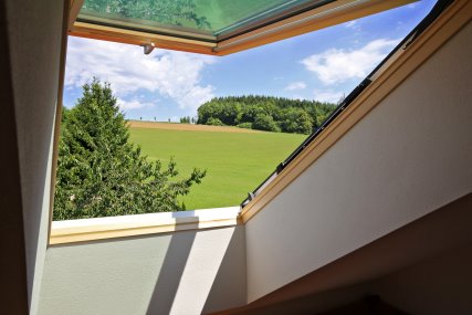 Bild: Blick aus der Schlafhoehle